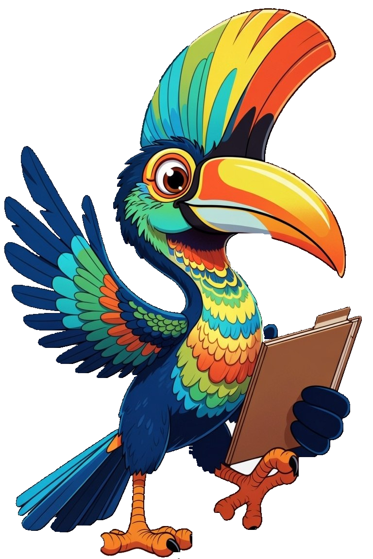 Maskot Si Enggang Penjaga Arsip